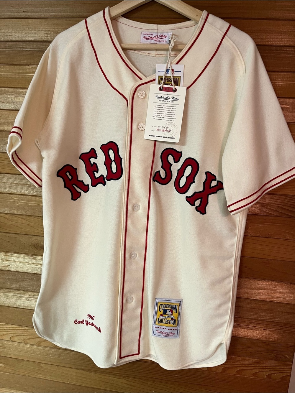 Mitchell & Ness Authentic Boston Red Sox 1967 Carl Yastrzemski Jersey